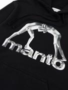 MANTO hoodie METAL - black